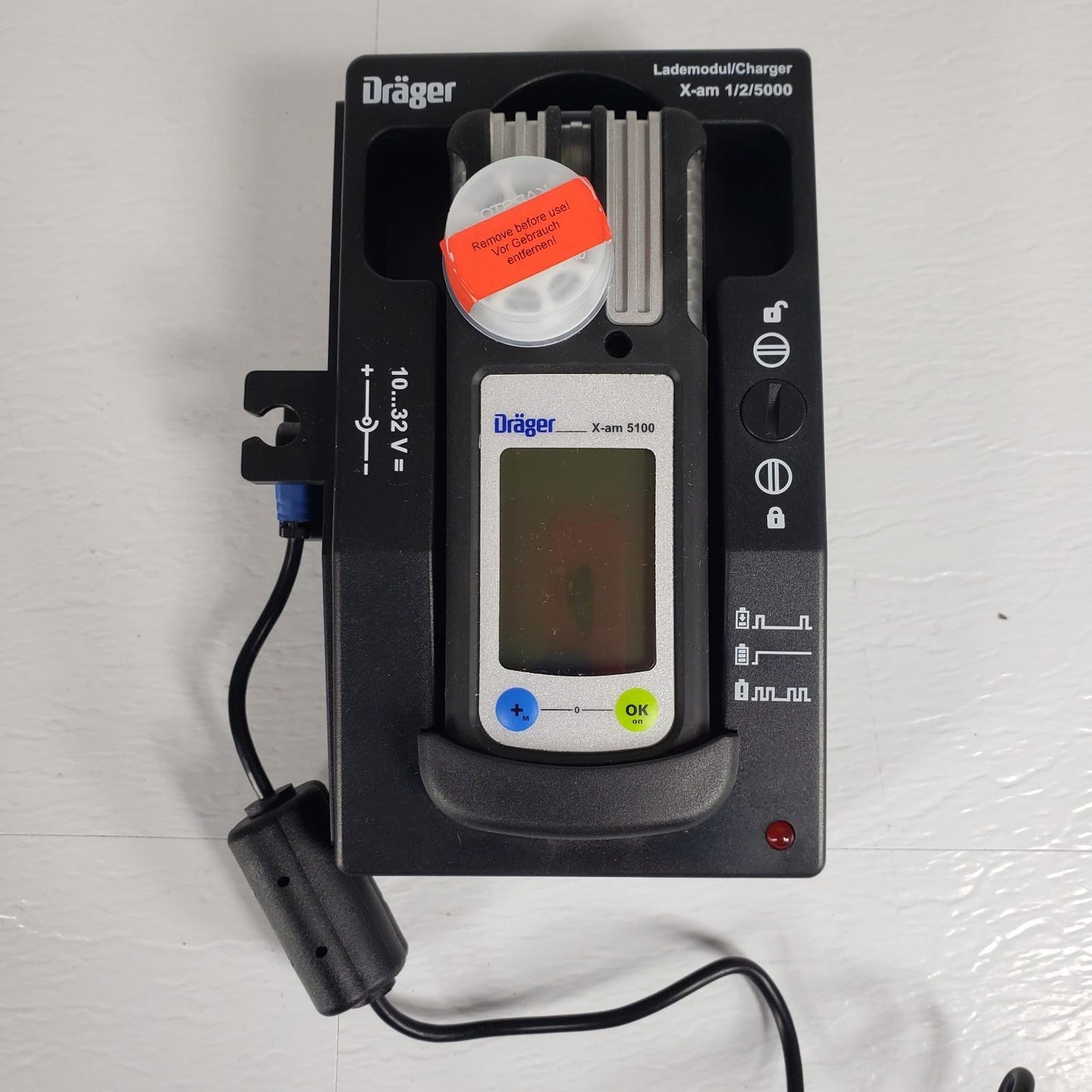 TESTED Dräger X-am 5100 Portable Single-gas Detector For H2O2 HF HCL & Hydrazine