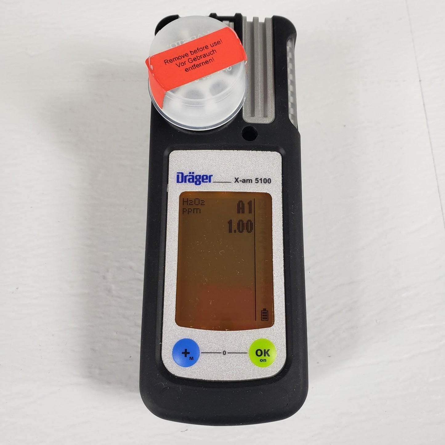 TESTED Dräger X-am 5100 Portable Single-gas Detector For H2O2 HF HCL & Hydrazine