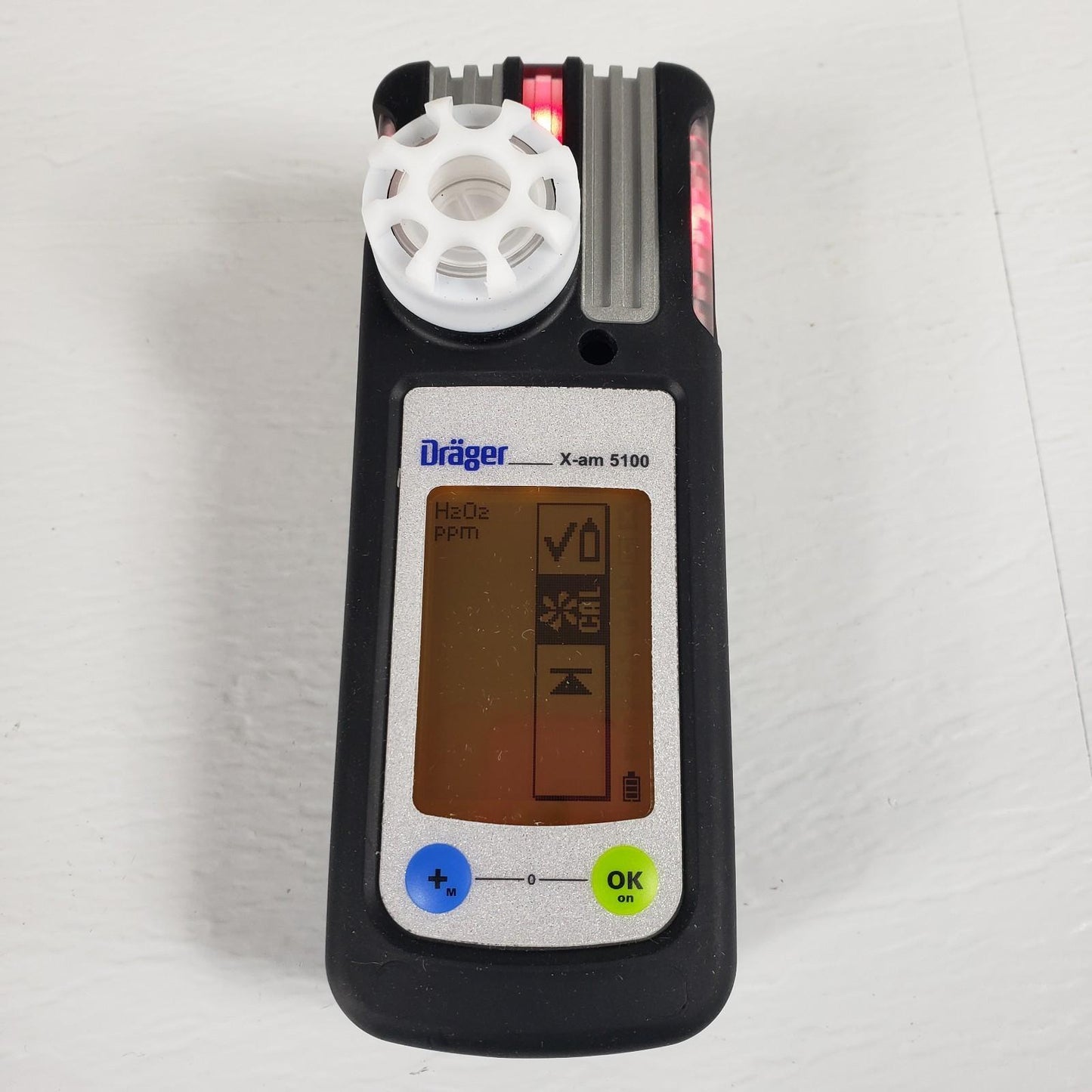 TESTED Dräger X-am 5100 Portable Single-gas Detector For H2O2 HF HCL & Hydrazine