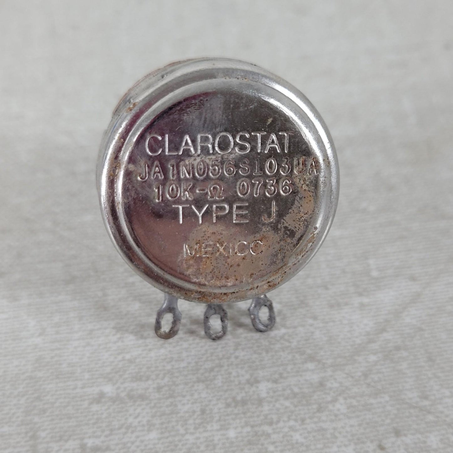 Clarostat RV4NAYSD103A 10K Ohm Linear Potentiometer Panel Mount Knob Shaft