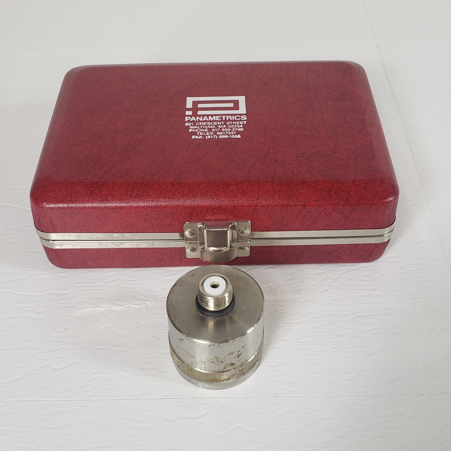 Olympus Panametrics 395 Immersion Transducer 2.25 MHz 1.5" Wavelength w/ Case