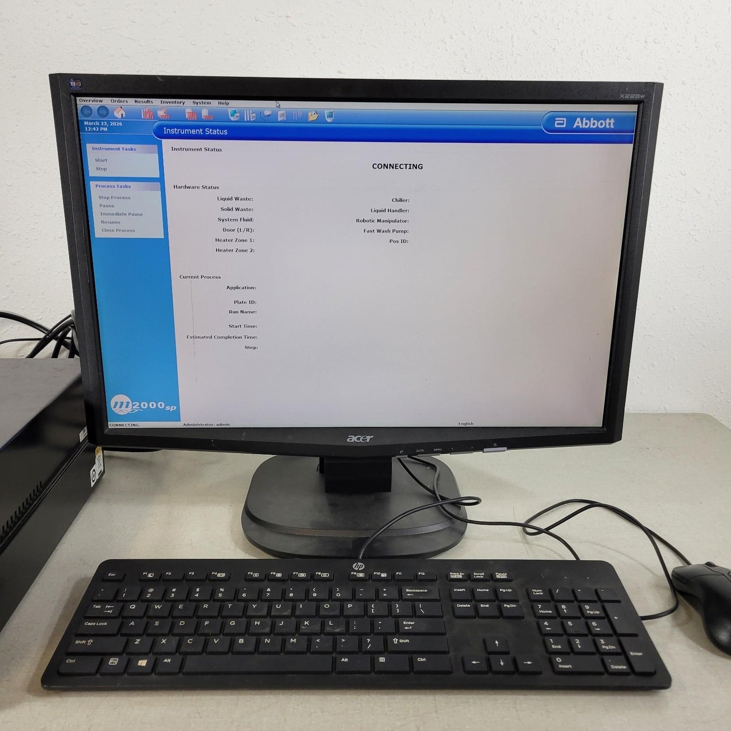 Abbott m2000sp Automated Sample Prep & Diagnostic Control Computer w/ Software