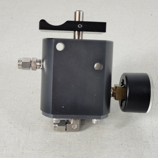 Positive Gas Supply Pressure Regulating Valve 3/8" NPT to 1/8" OD Tube 0-160psi