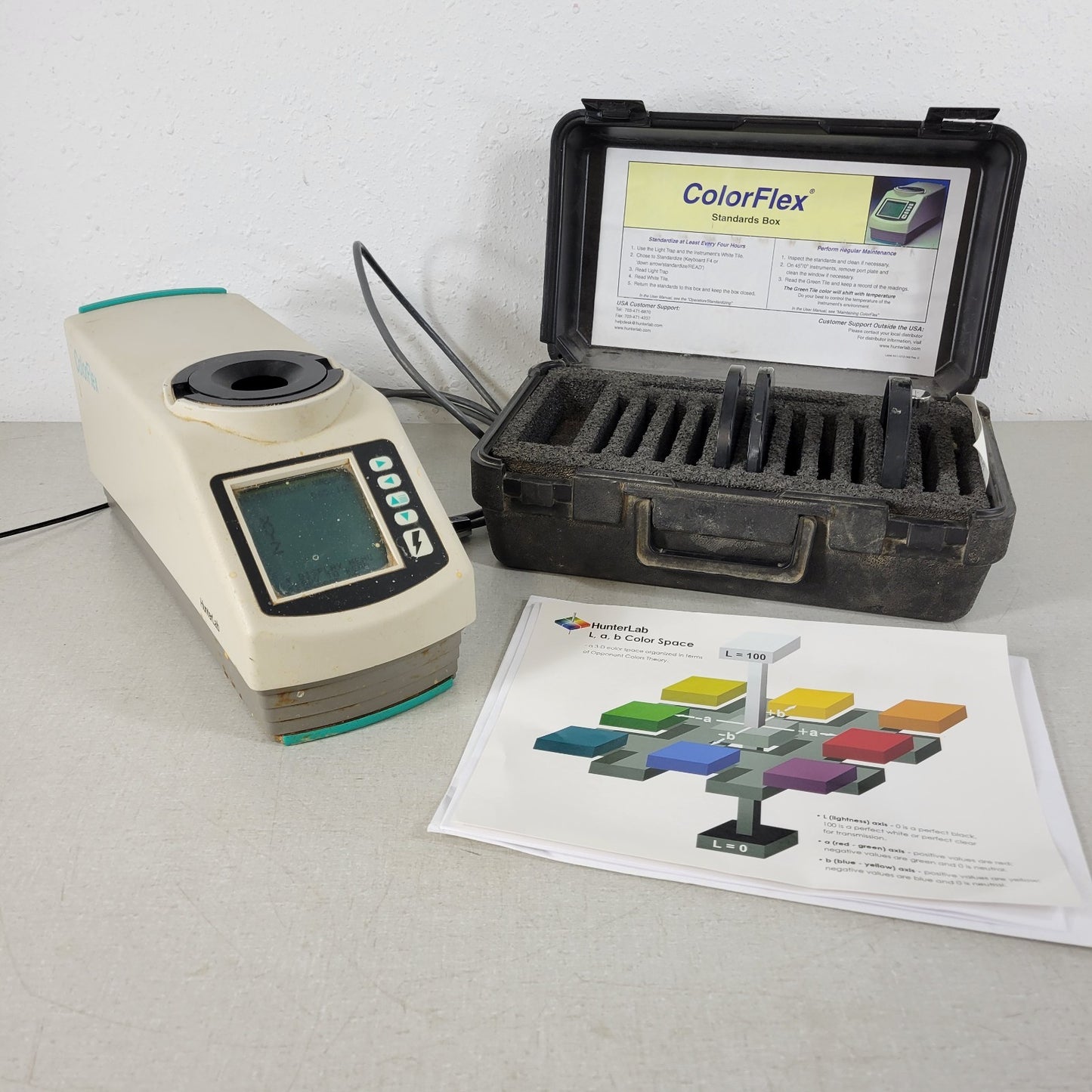 *Read Desc* HunterLab ColorFlex LAB Colorspace Standard Calibration Spectrometer