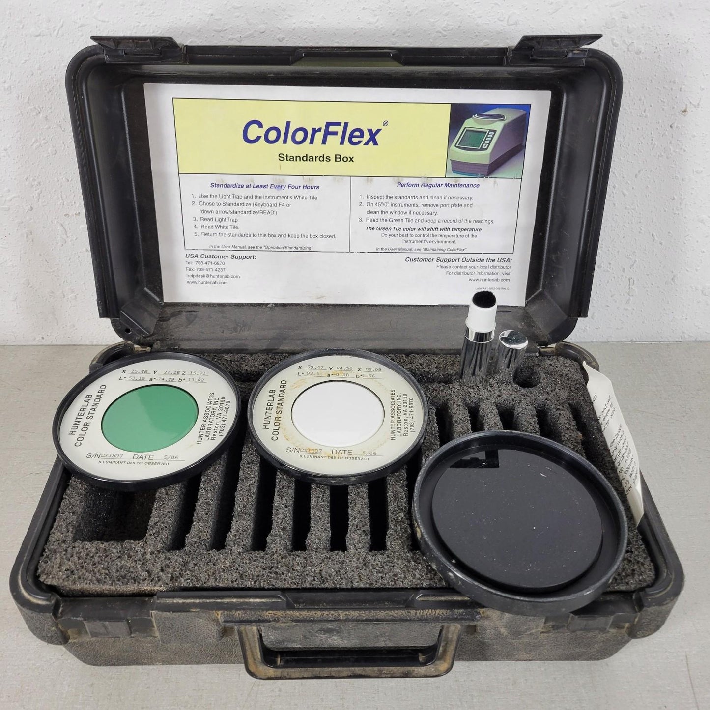 *Read Desc* HunterLab ColorFlex LAB Colorspace Standard Calibration Spectrometer