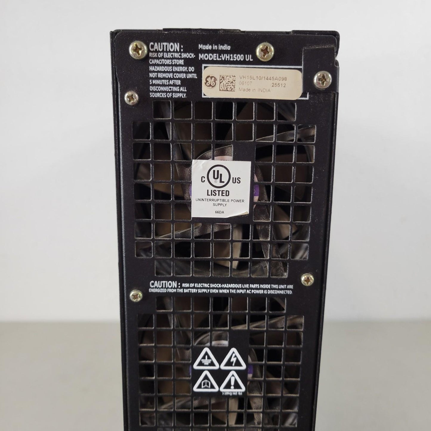 *No Batteries* General Electric GE VH1500 Uninterruptible Power Supply UPS 120V