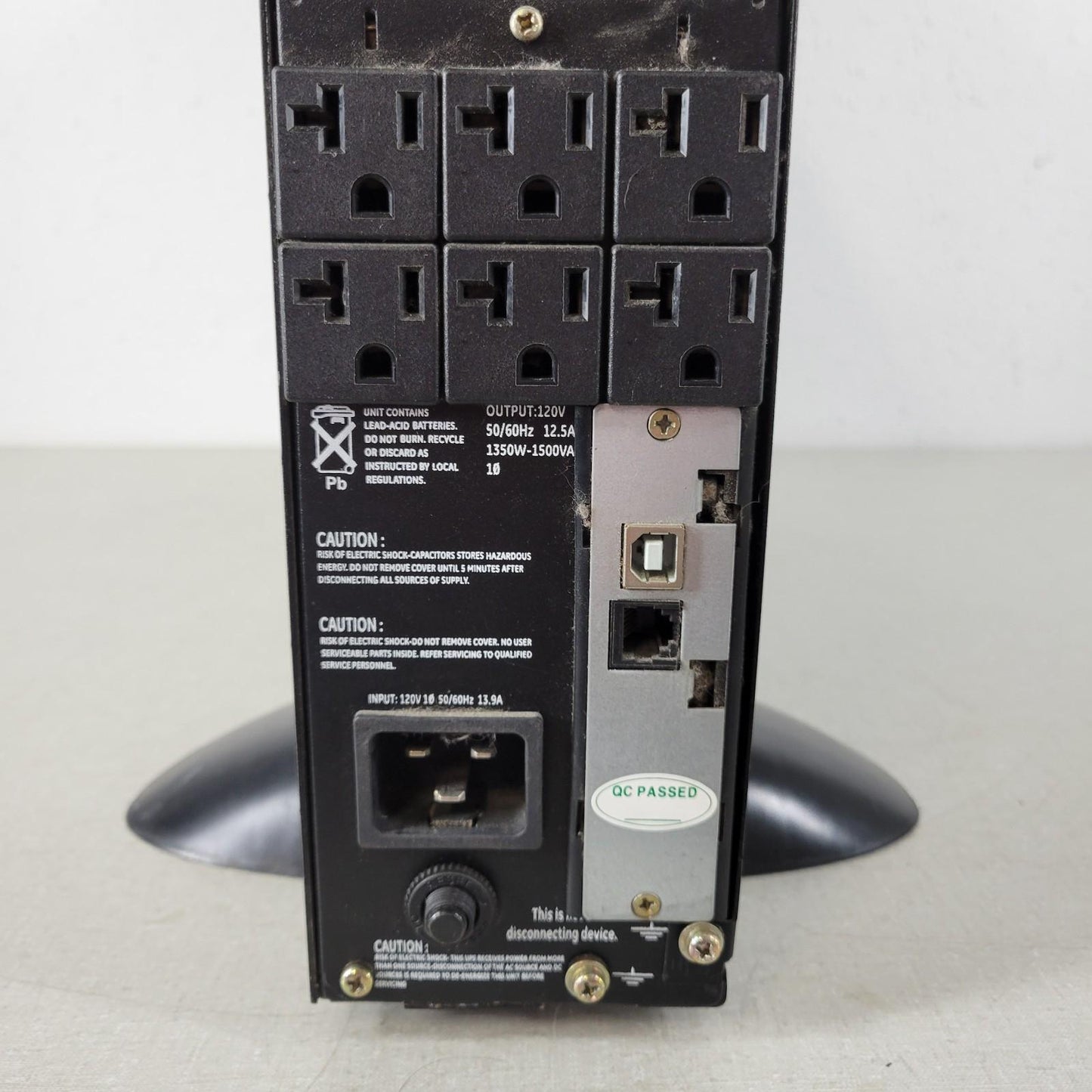 *No Batteries* General Electric GE VH1500 Uninterruptible Power Supply UPS 120V