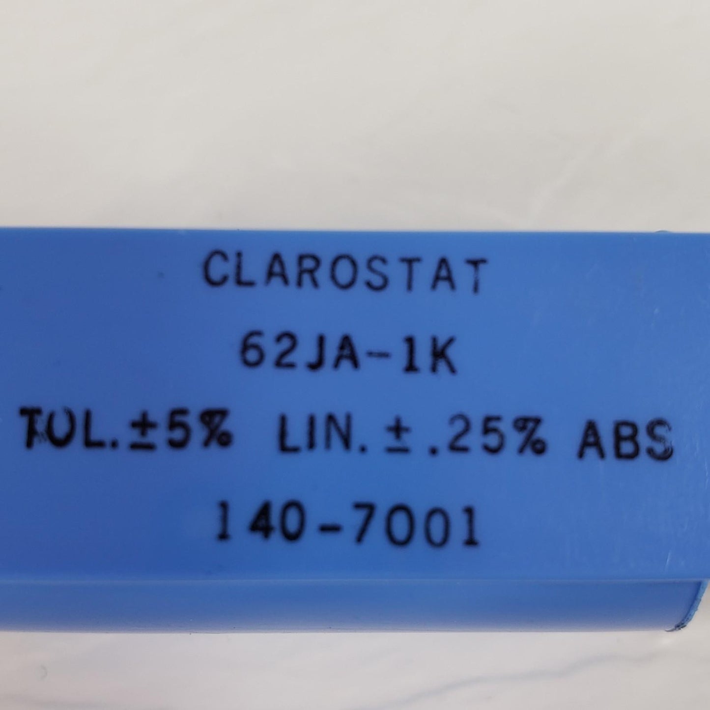 CLAROSTAT 62JA-1K 10-Turn 1K/+/-5%/2W 1000 Ohm Precision Potentiometer