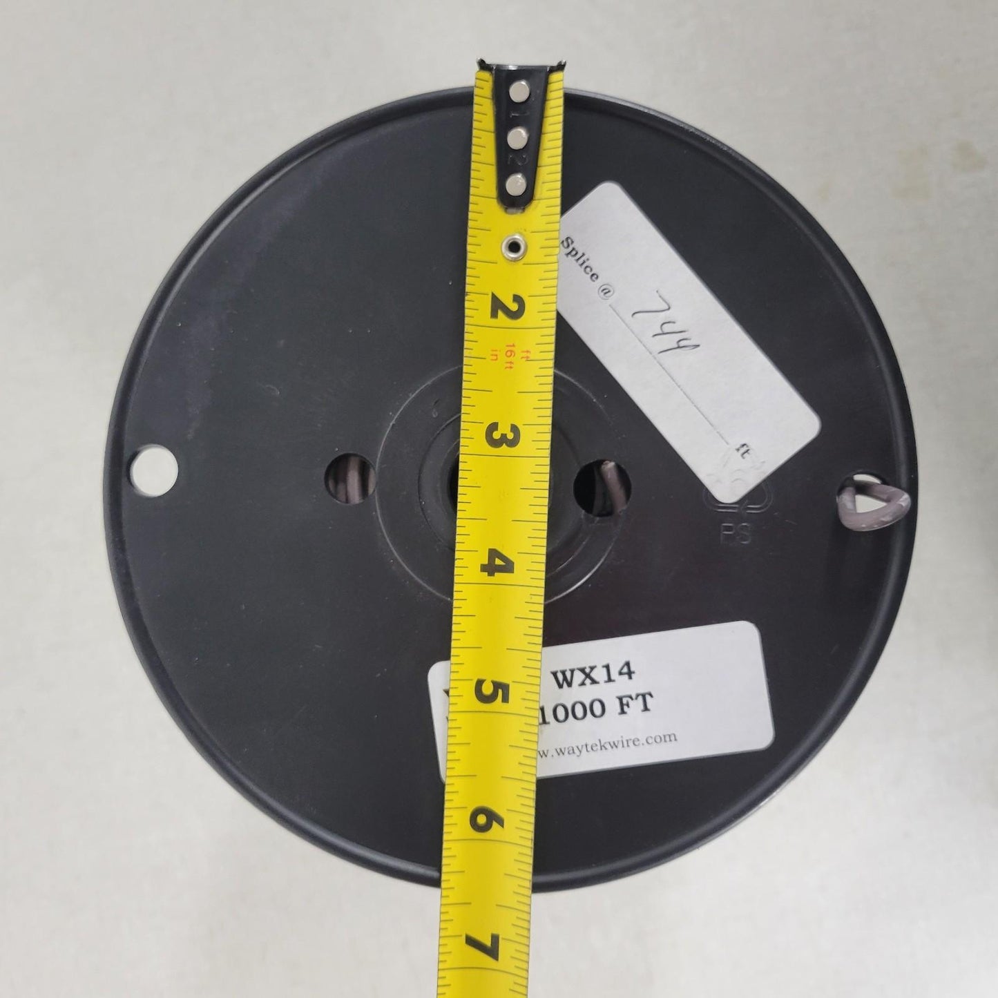 Partial Reel 740ft: Waytek WX14-1 Automotive Primary Wire GPT Standard Wall 14GA