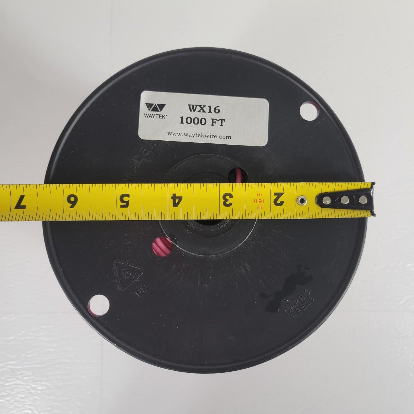 Partial Reel 600ft Waytek WX16-12 SXL Pink Cross-Link Automotive Wire 16GA