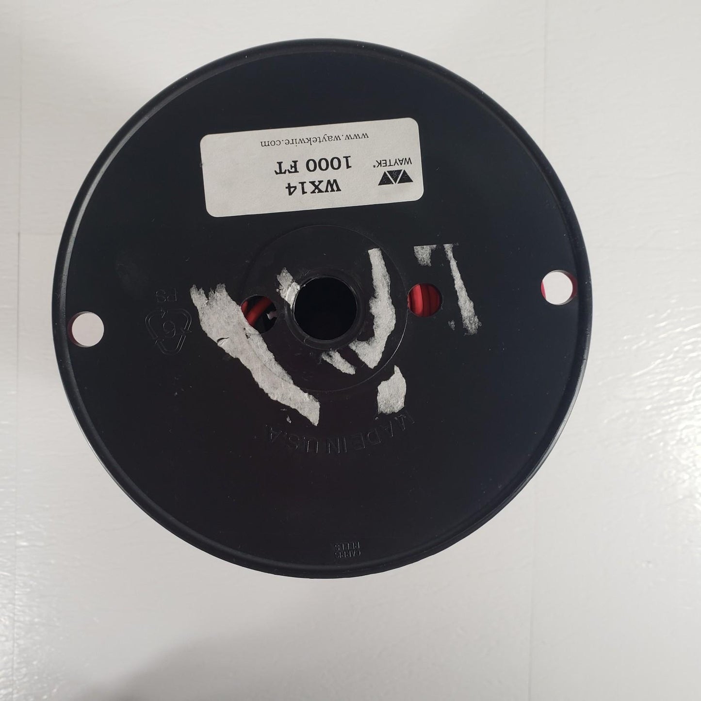 Partial Reel 660ft Waytek WX14-2 SXL Red Cross-Link Automotive Wire 14GA