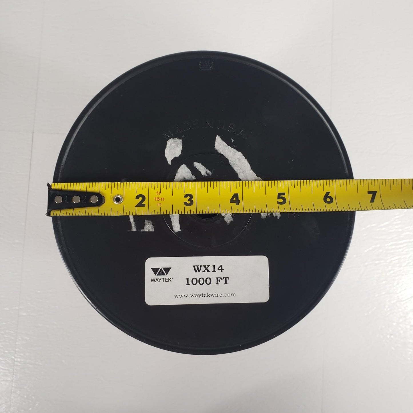 Partial Reel 660ft Waytek WX14-2 SXL Red Cross-Link Automotive Wire 14GA