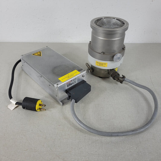 TESTED to E-7 Torr: Pfeiffer TPH240 Turbo Vacuum Pump ISO100 TCP120A Controller