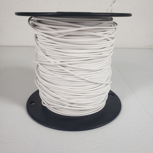 Partial Reel 540ft Waytek WX18-9 SXL White Cross-Link Automotive Wire 18GA