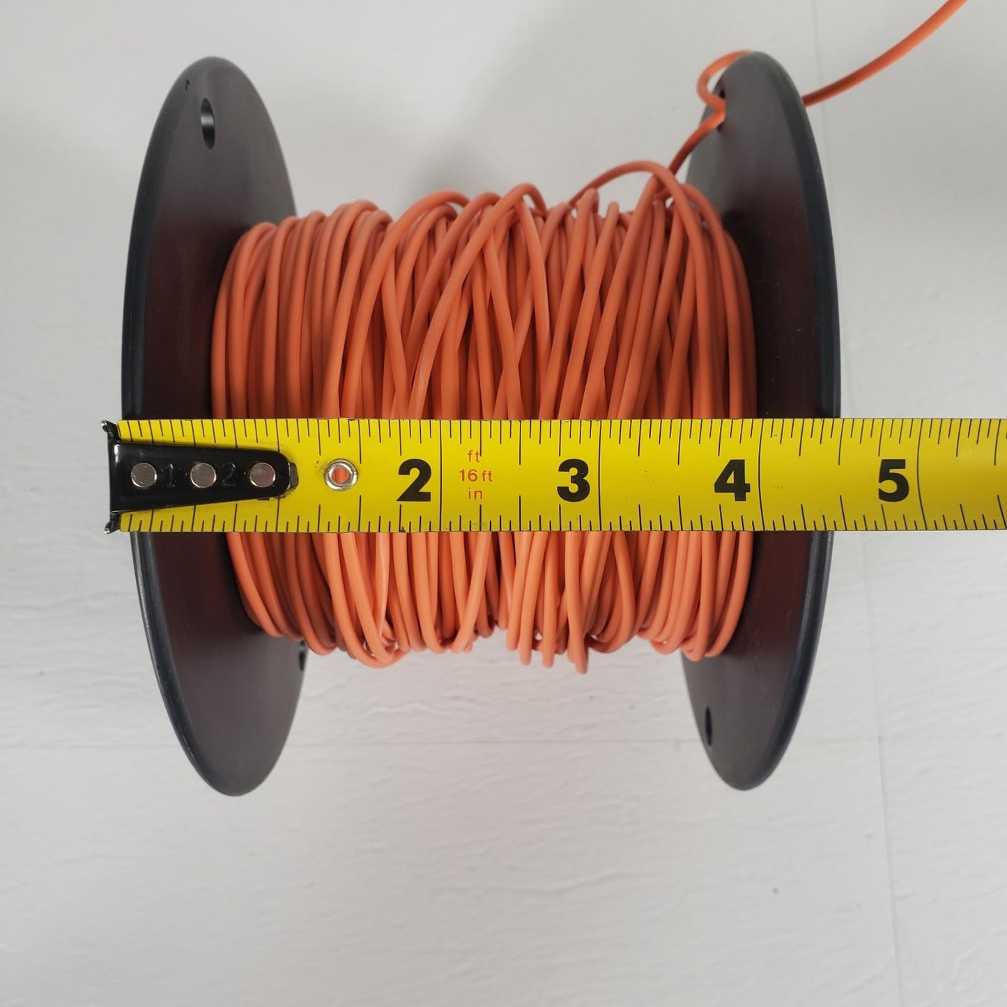 Partial Reel 220ft Waytek WX18-3 SXL Orange Cross-Link Automotive Wire 18GA