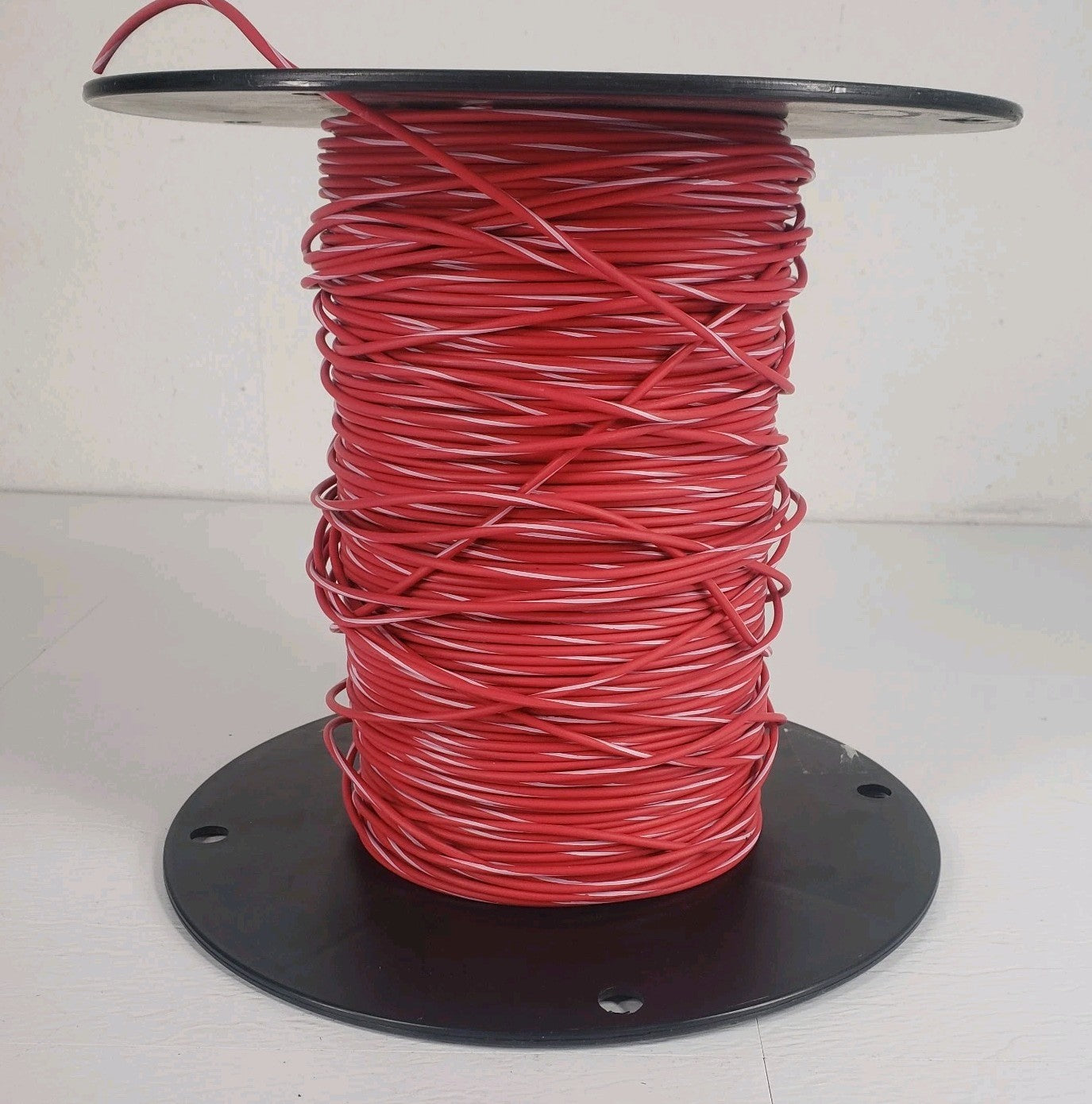 Partial Reel 800ft Waytek WX16-2 SXL Red & White Cross-Link Automotive Wire 16GA