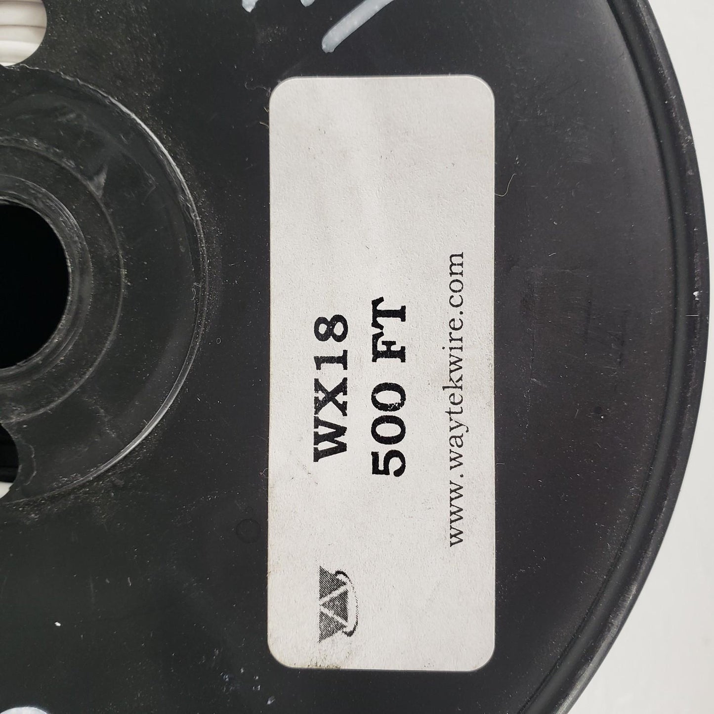 Partial Reel 330ft Waytek WX18-9 SXL White Cross-Link Automotive Wire 18GA