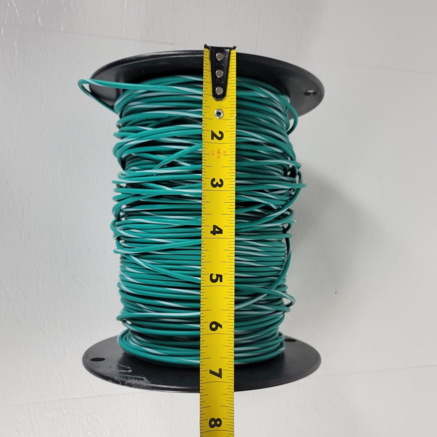 Partial Reel 540ft Waytek WX16-5 SXL Green & White Cross-Link Automotive Wire