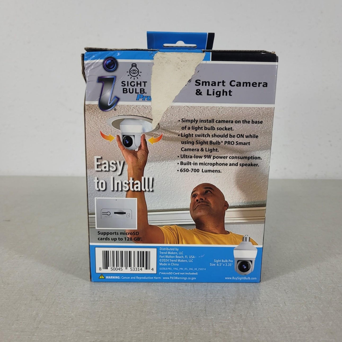 Sight Bulb Pro Wi-Fi Smart Camera & Light Home Security System w/ 75W LED Bulb