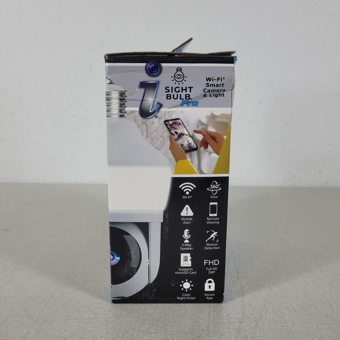 Sight Bulb Pro Wi-Fi Smart Camera & Light Home Security System w/ 75W LED Bulb