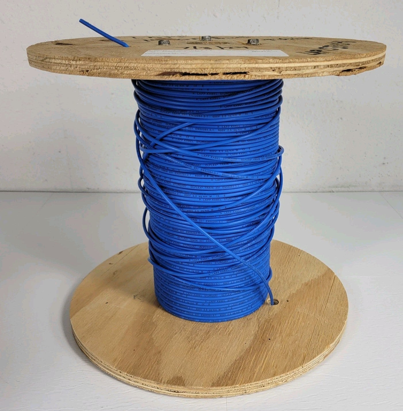 Partial Reel 330ft Lapp Tannehill Lap153311048 OLFLEX Train 331 600V 14AWG Blue