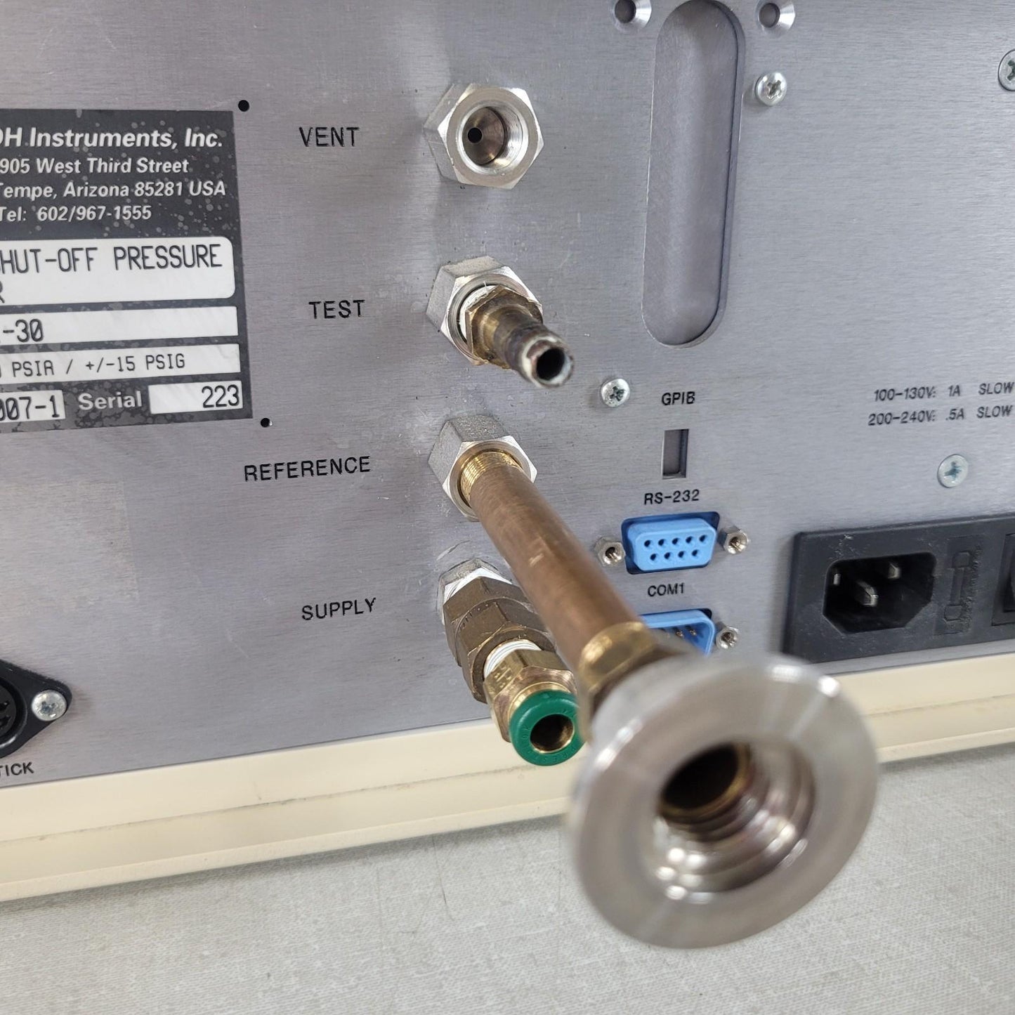 TESTED: DH Instruments PPC1-30 Pressure Controller PPCI Vacuum-30PSIA Calibrator