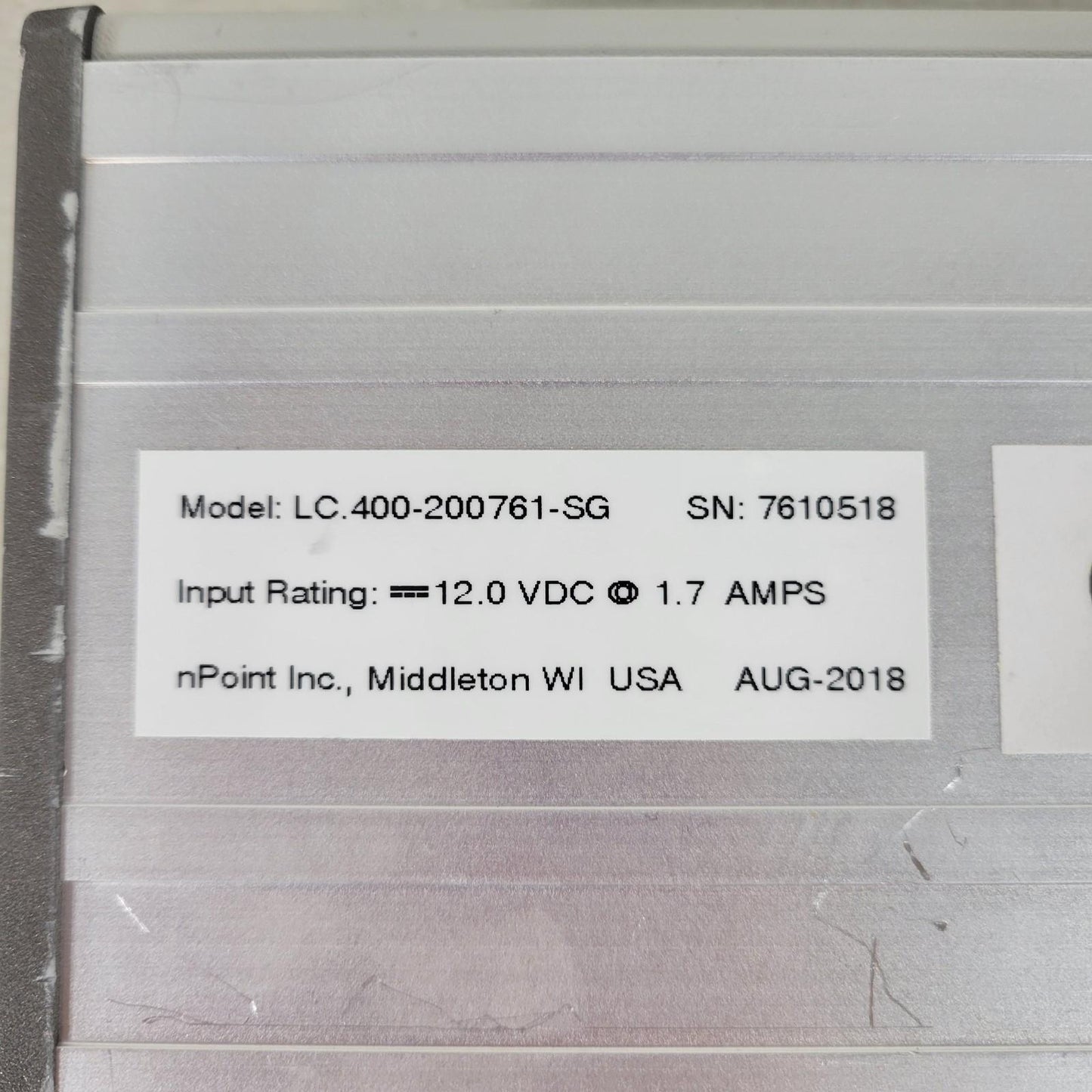 TESTED nPoint LC.400 DSP Piezo Controller Nanopositioning Motion Control w/ PC
