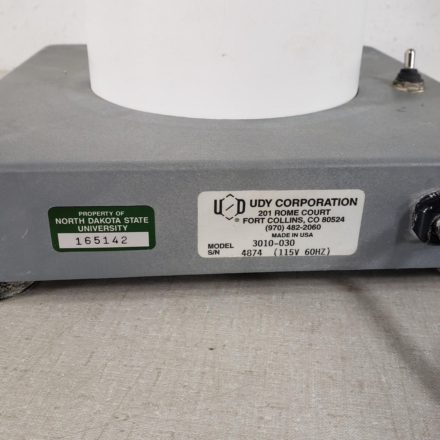 Tested Works Cyclone Sample Mill 3010-030 Laboratory Grinder Pulverizer Mill
