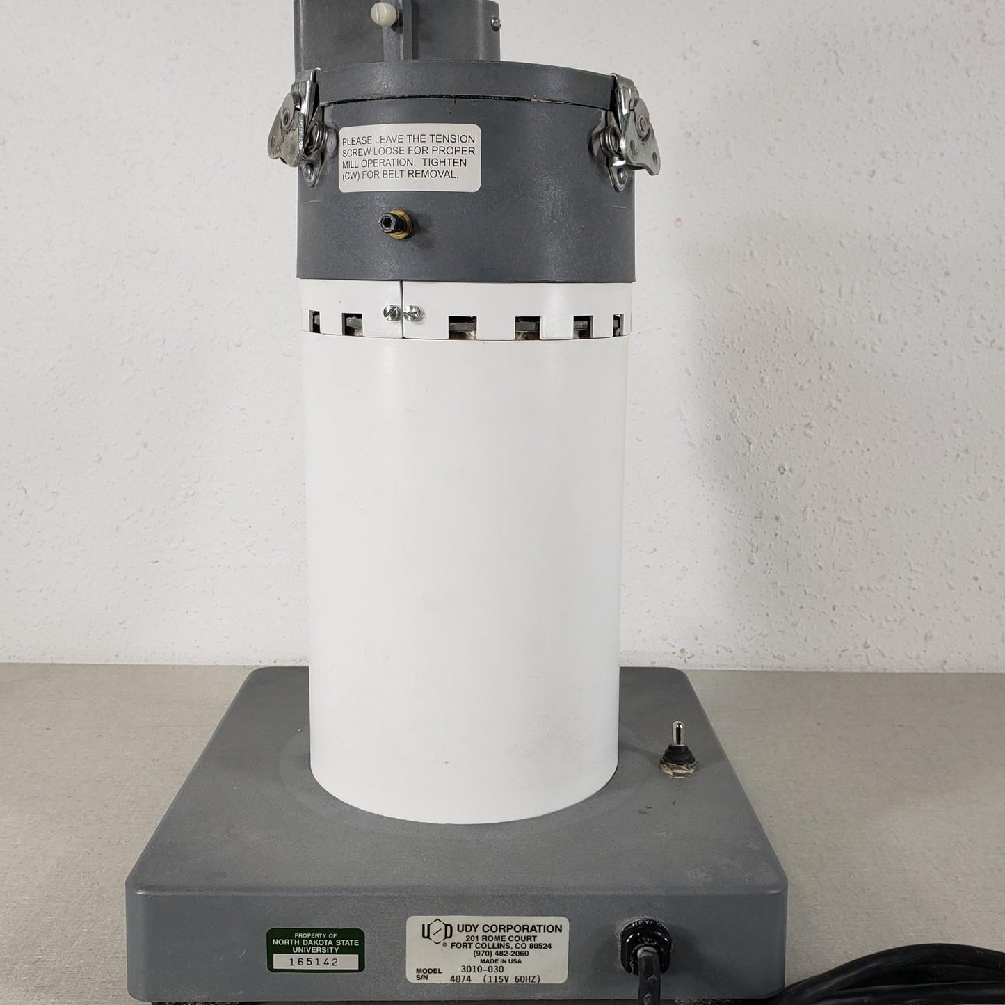 Tested Works Cyclone Sample Mill 3010-030 Laboratory Grinder Pulverizer Mill