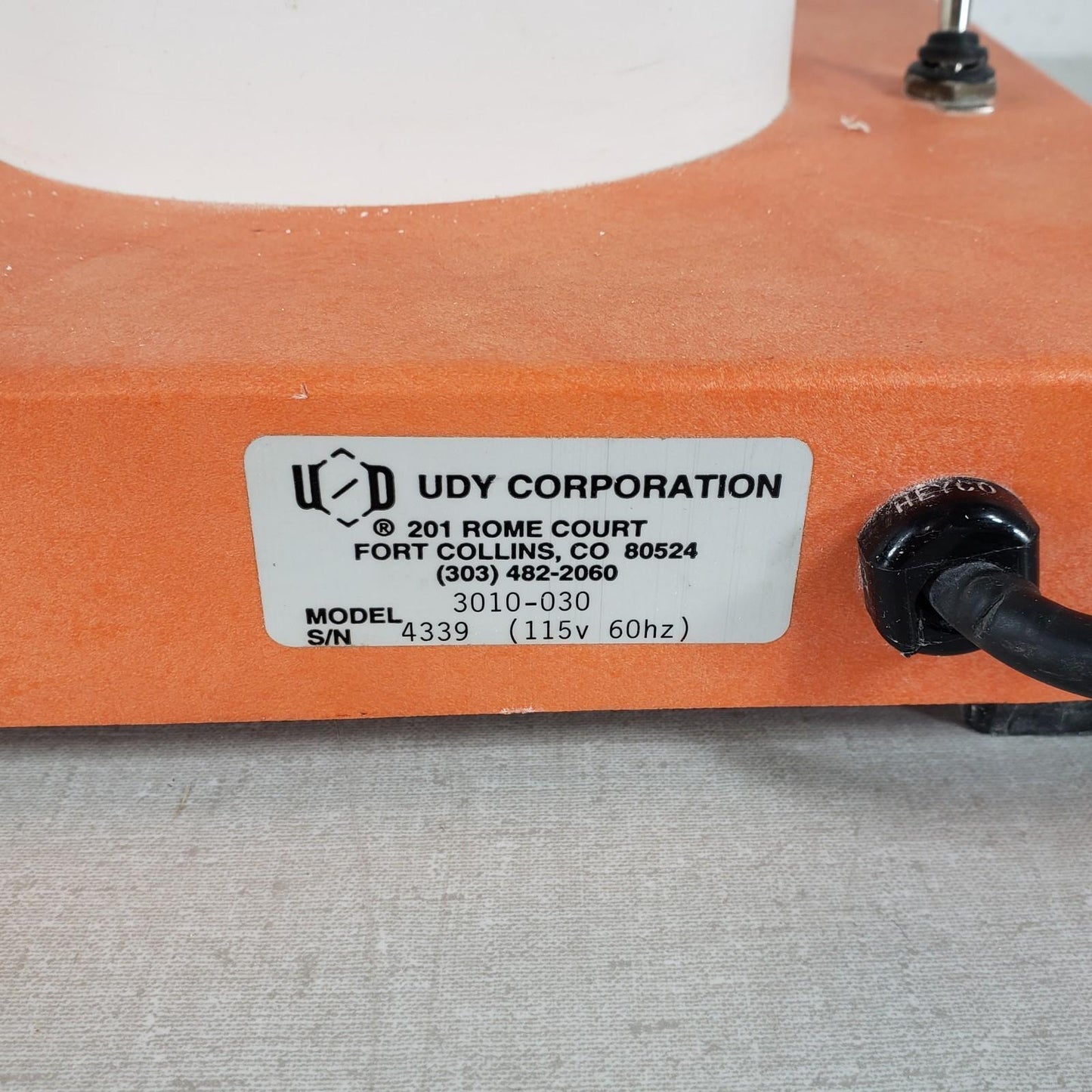Tested Works Udy Corp Cyclone Sample Mill 3010-030 Lab Grinder w/ Acessories