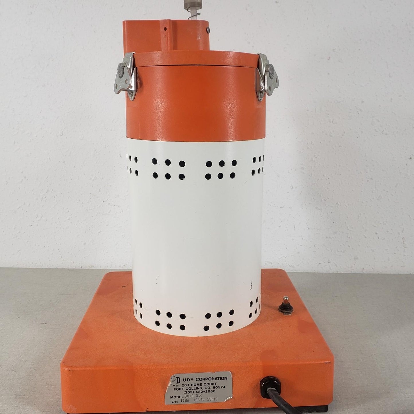 Tested Works UDY Corp Cyclone Sample Mill 3010-030 Lab Grinder Grain Feed Mill
