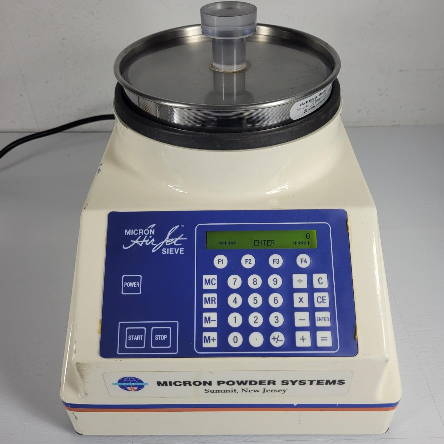 TESTED Hosokawa Micron Powder Systems Air Jet Sieve w/ 250, 150 & 75 um Sieves