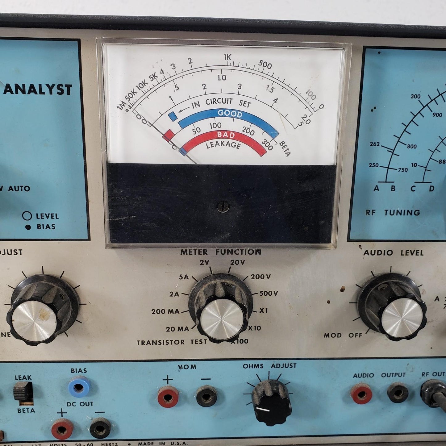 B&K Dynascan 970 Vintage Transistor Equipment Analyst with Instruction Manual