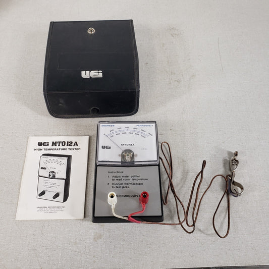 UEI MTO12A High Temperature Tester 0-1200 Fahrenheit with Original Instructions
