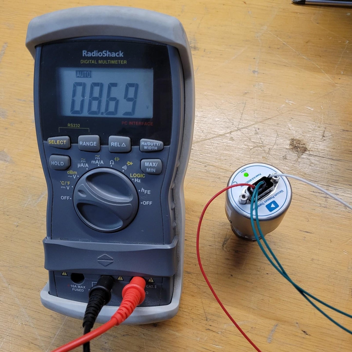 TESTED MKS 901P-81050-0172 Loadlock Vacuum Pressure Transducer 9-30VDC 1.2W