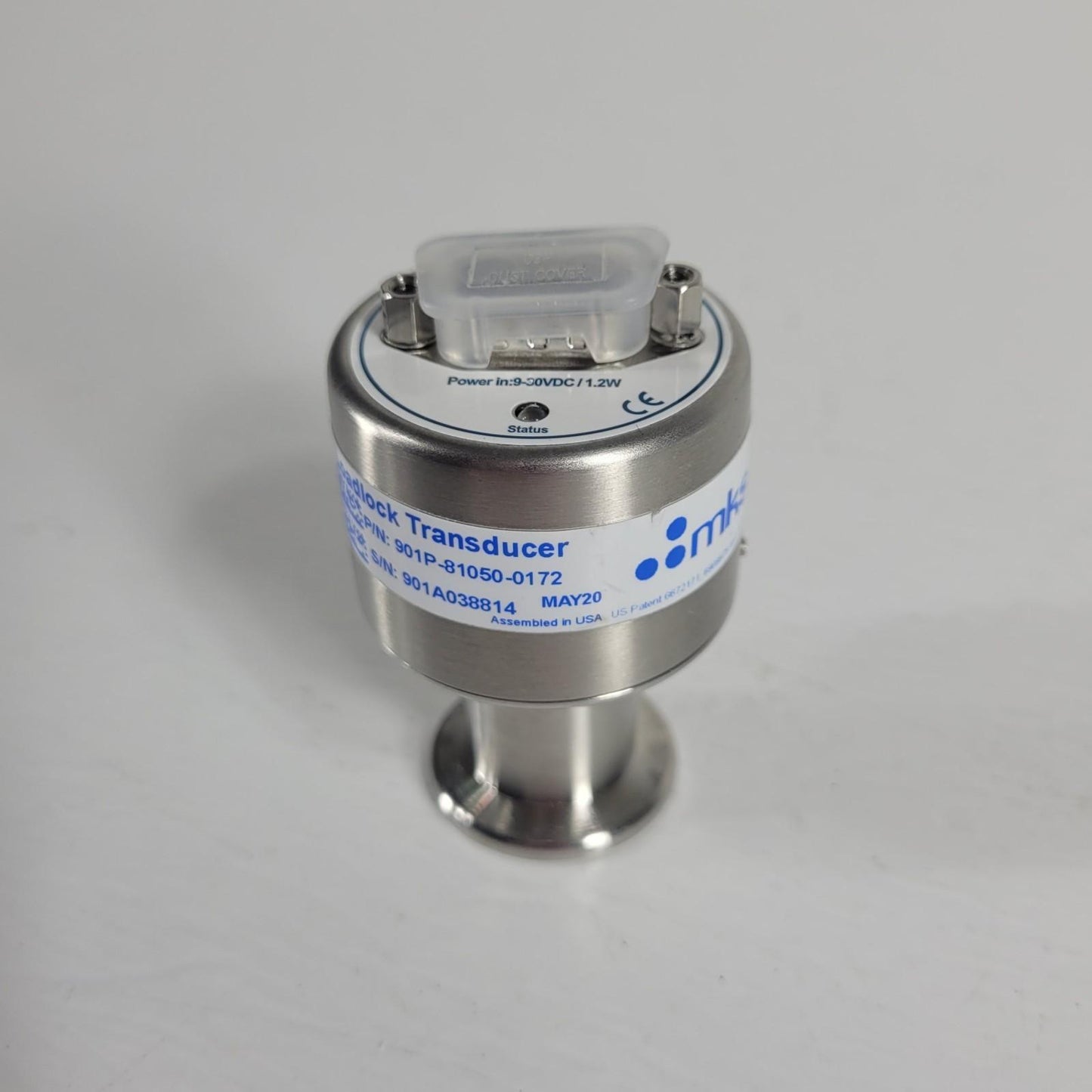 TESTED MKS 901P-81050-0172 Loadlock Vacuum Pressure Transducer 9-30VDC 1.2W