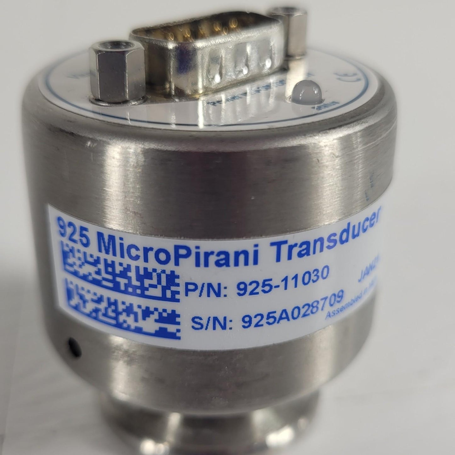 TESTED MKS 925-11030 Loadlock Vacuum Pressure Transducer KF25 NW25 Gauge