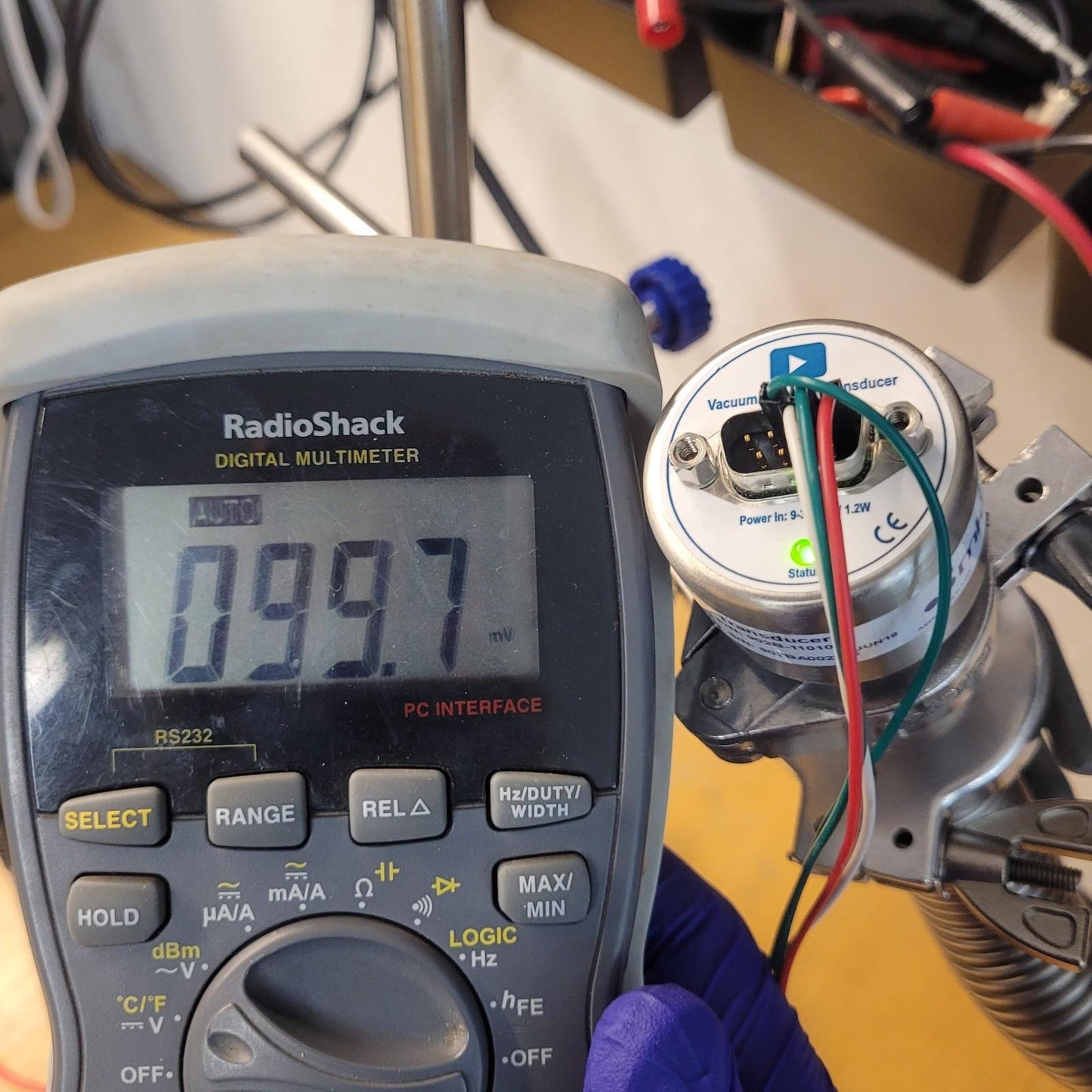 TESTED MKS 902B-11010 Piezo Vacuum Pressure Transducer Gauge NW25 KF25