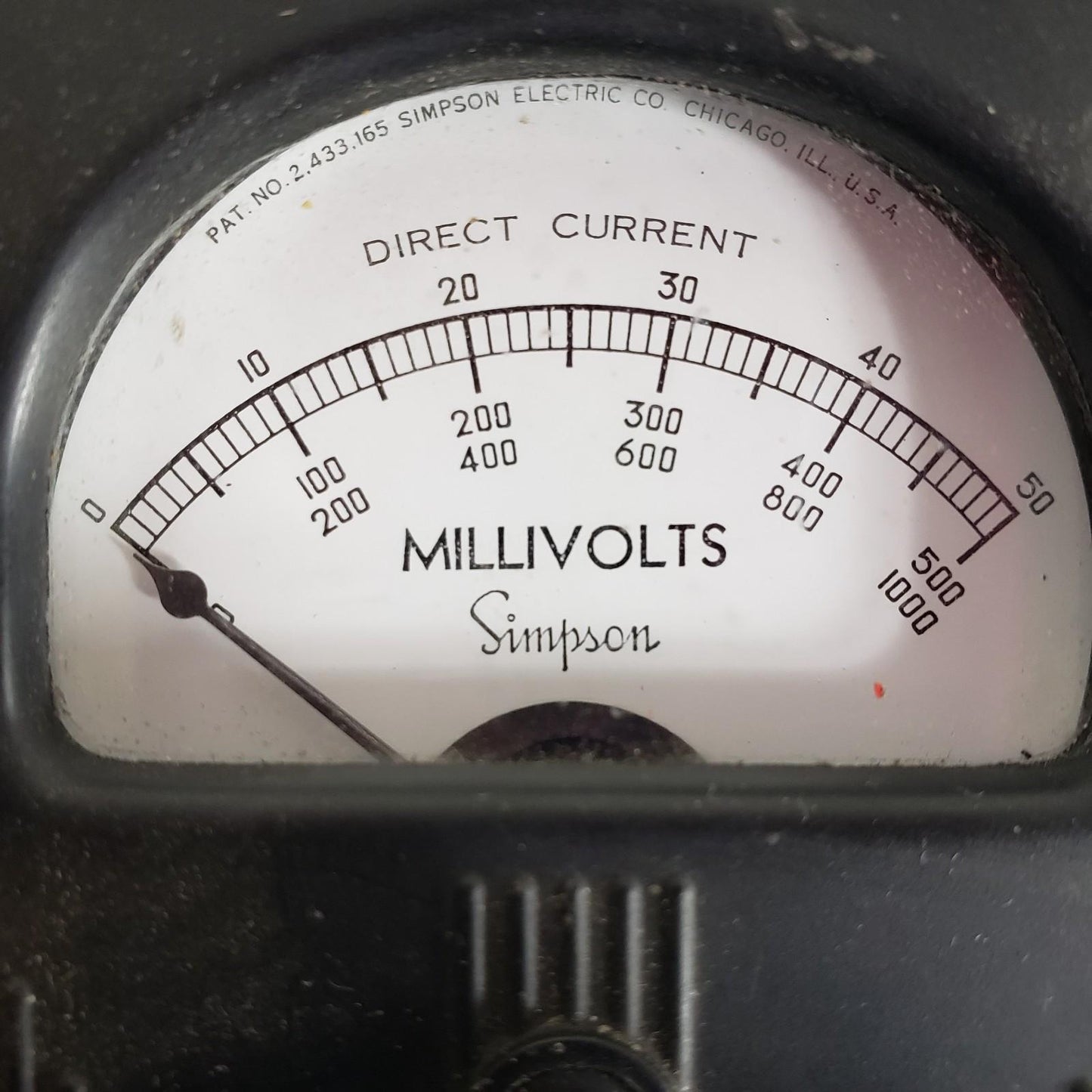 Vintage Sears Roebuck 2242 Millivoltmeter Made by Simpson Thermocouple Meter