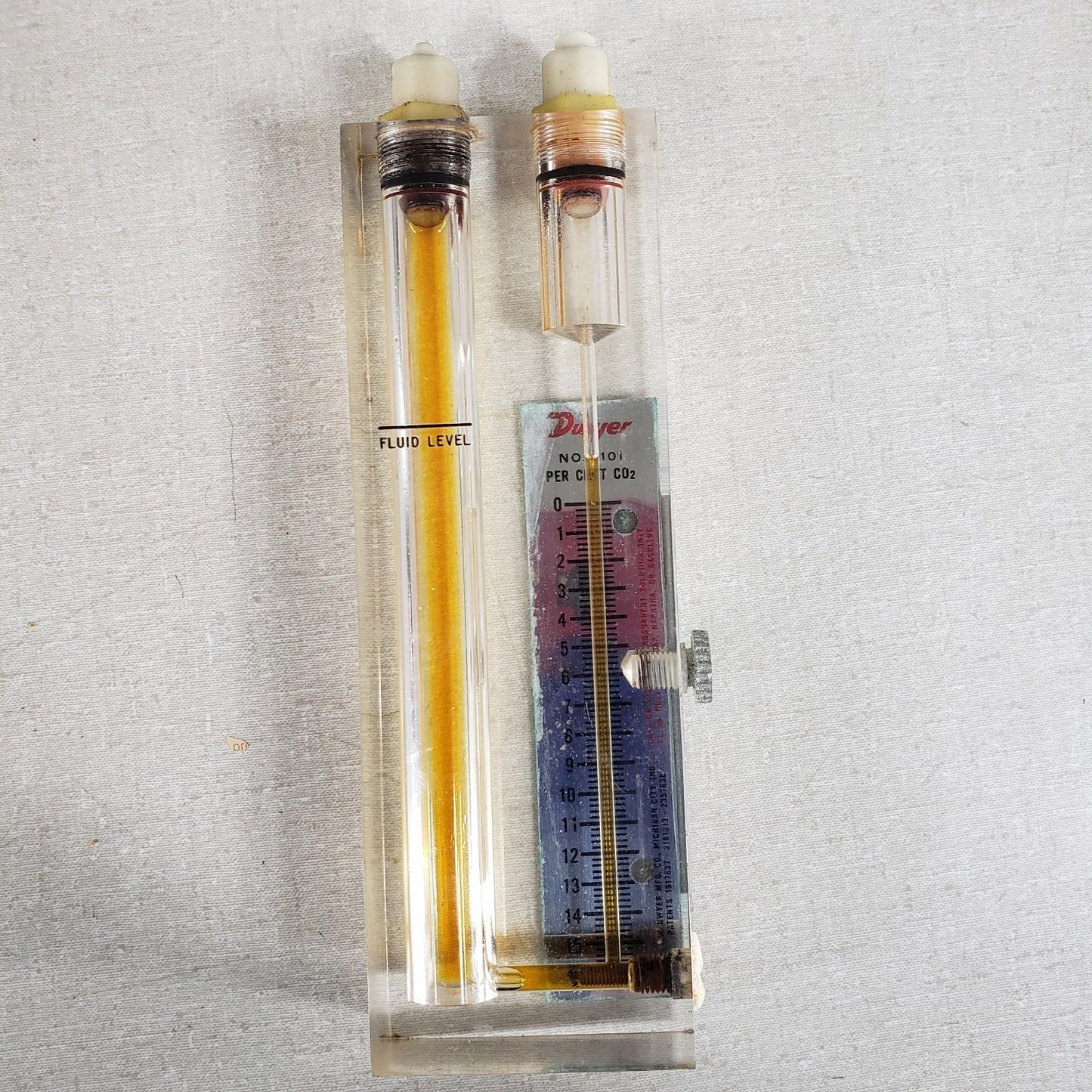 Dwyer 1200 Combustion Test Kit Magnehelic Gauge Smoke Pump w/ Case