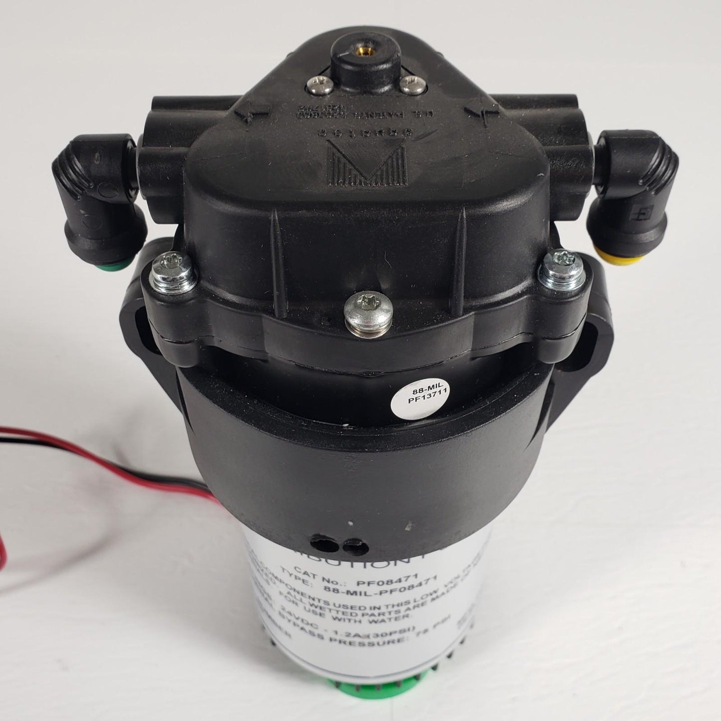 Aquatec 88-MIL-PF08471 Distribution Water Pump Low Voltage 24VDC 1.2A 30PSI