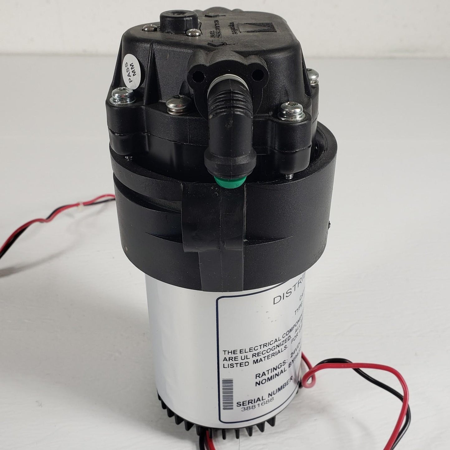 Aquatec 88-MIL-PF08471 Distribution Water Pump Low Voltage 24VDC 1.2A 30PSI
