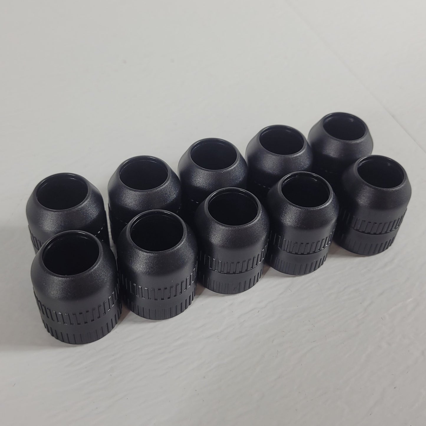 10 Pack TE Connectivity Connector Compression Nut 6, 9, 24 Black M902-2054