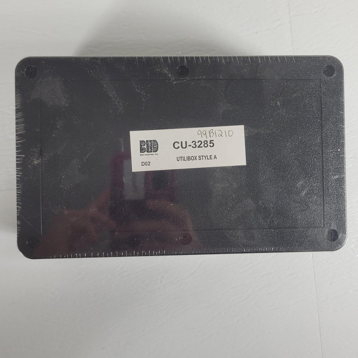 BUD Industries Box with Cover ABS Black 8.25"L X 5.151"W CU-3285 / CU3285