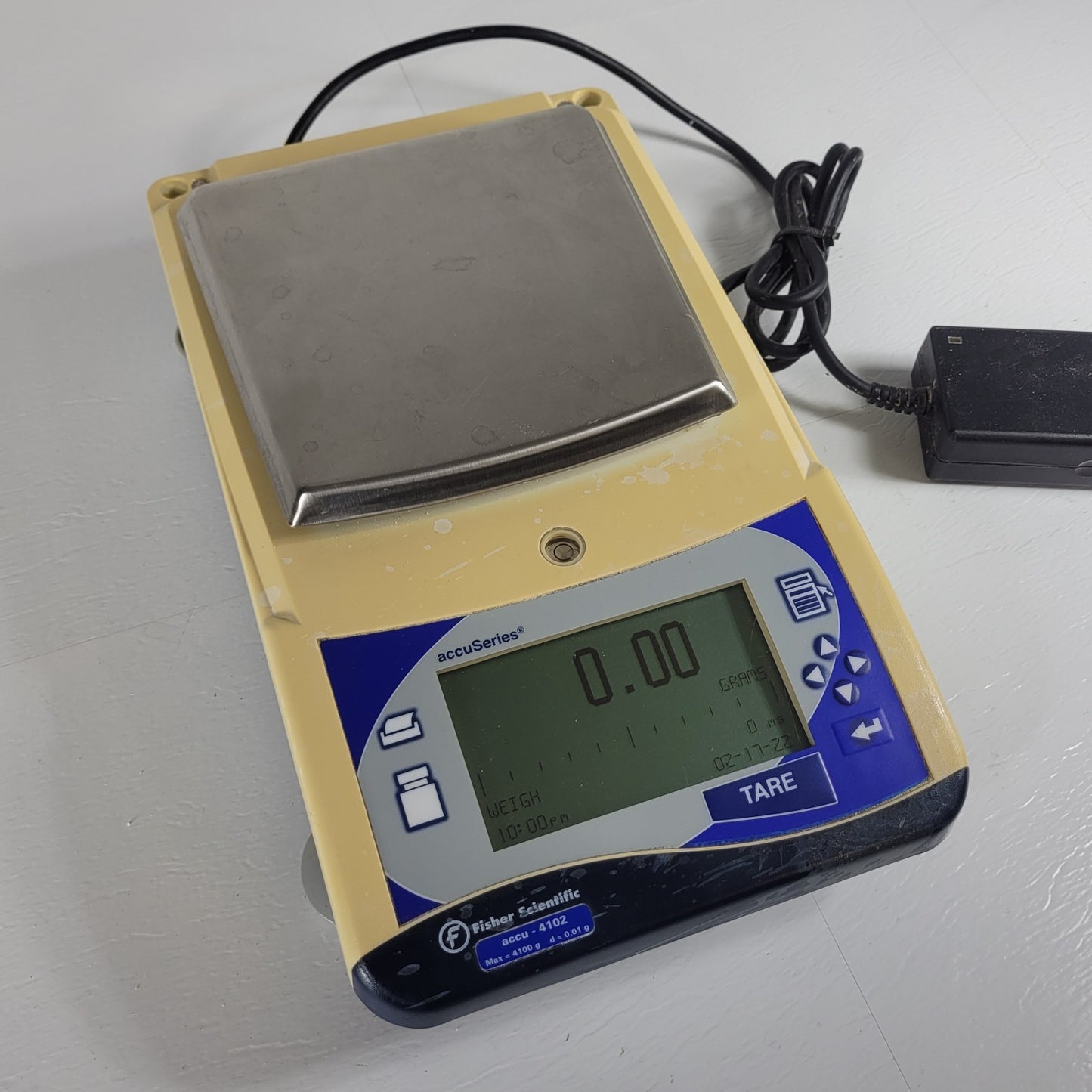 TESTED Fisher Scientific accuSeries ACCU-4102 Lab Precision Scale 4100g Balance