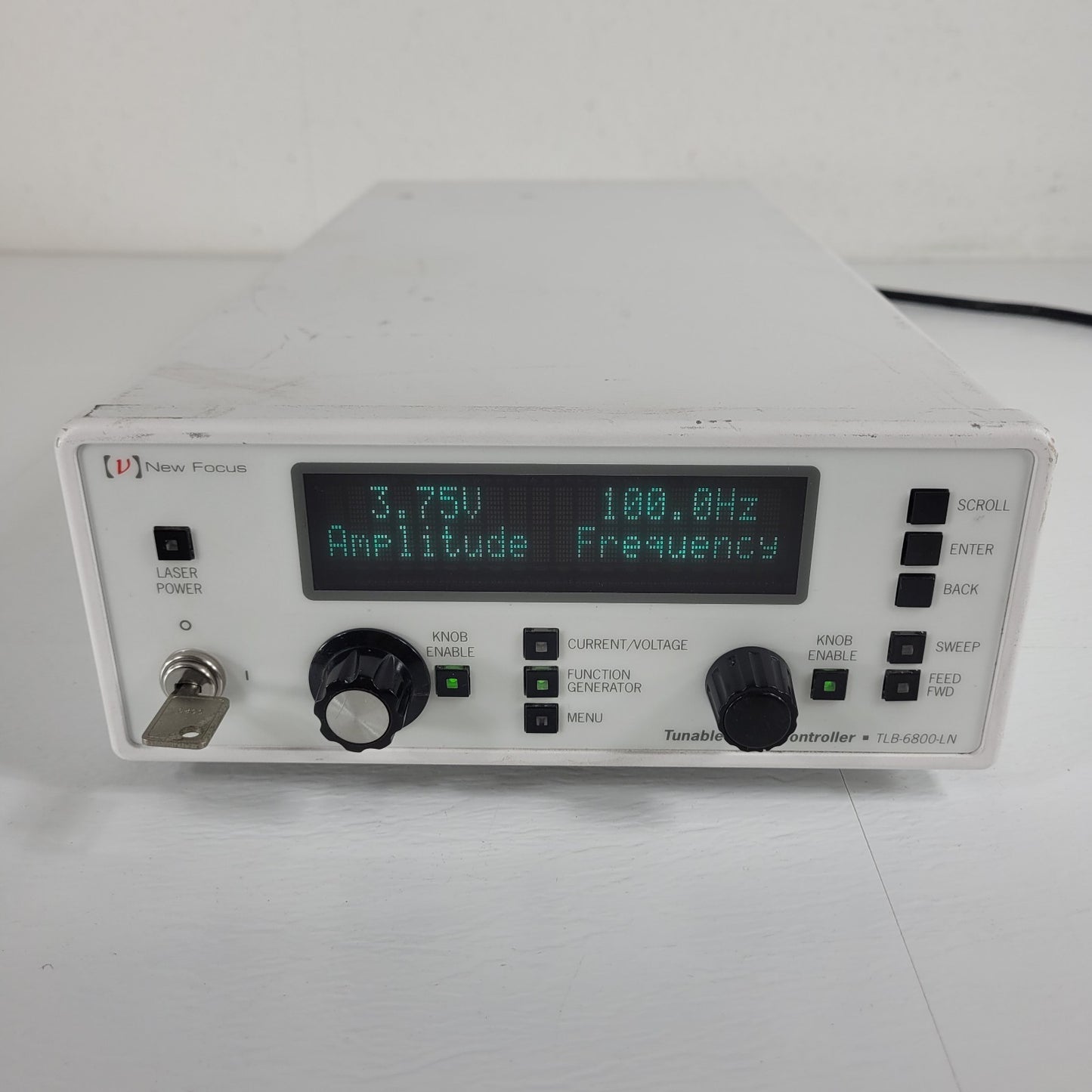 Newport New Focus TLB-6800-LN Tunable Laser Controller Tested Power Key Included