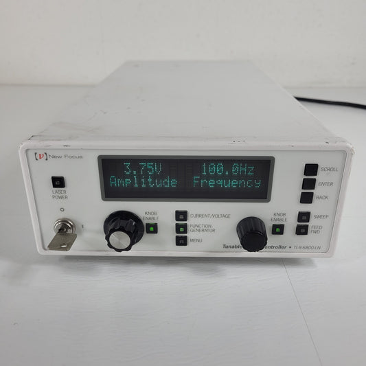 Newport New Focus TLB-6800-LN Tunable Laser Controller Tested Power Key Included
