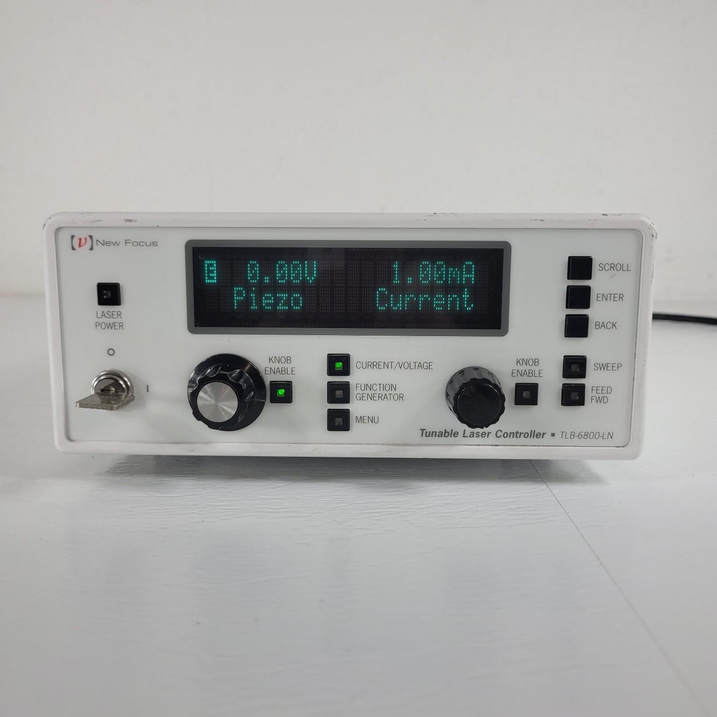Newport New Focus TLB-6800-LN Tunable Laser Controller Tested Power Key Included