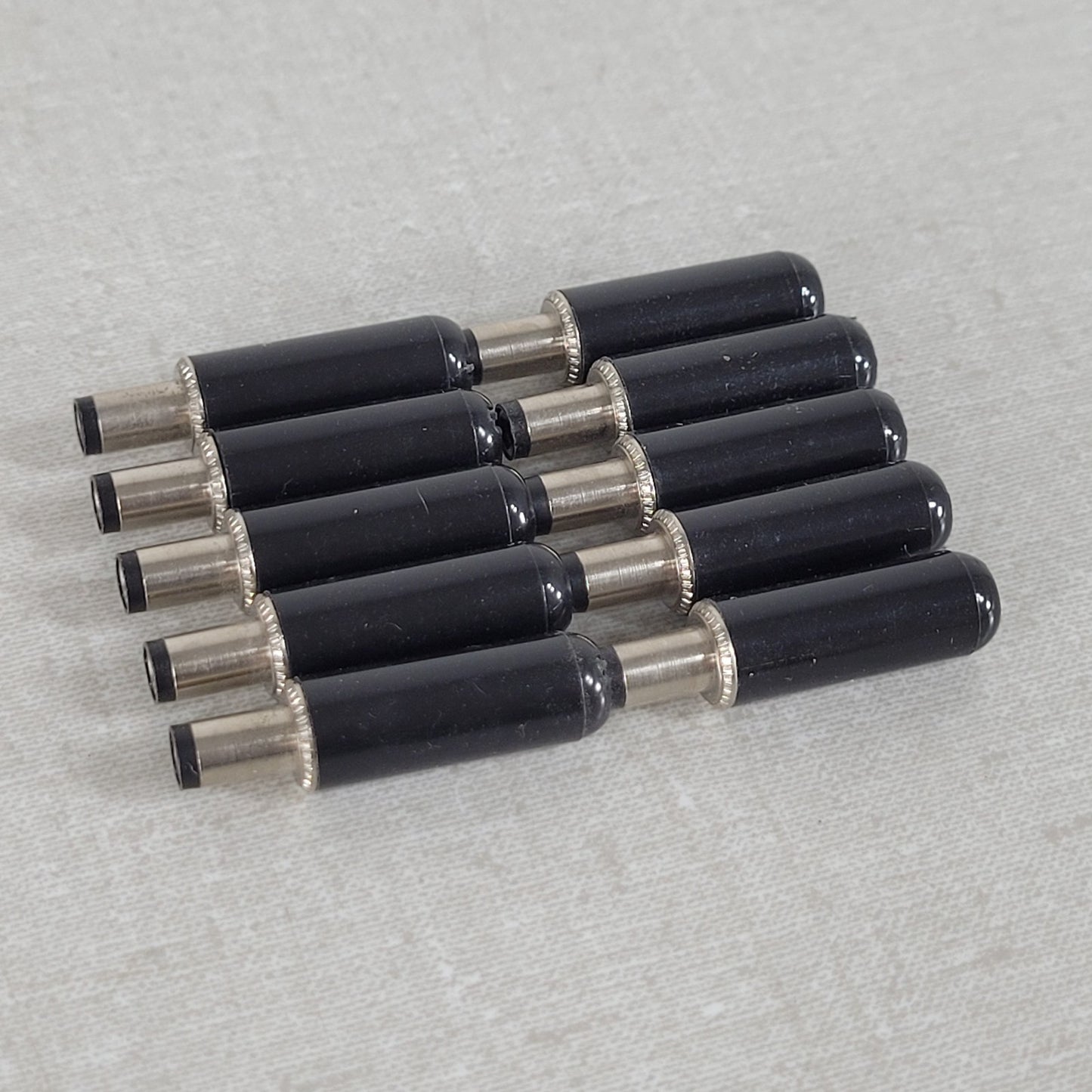 10 Pack Switchcraft 5A DC Power Plug Connector, 9.5 mm, Cable Mount 37F2995