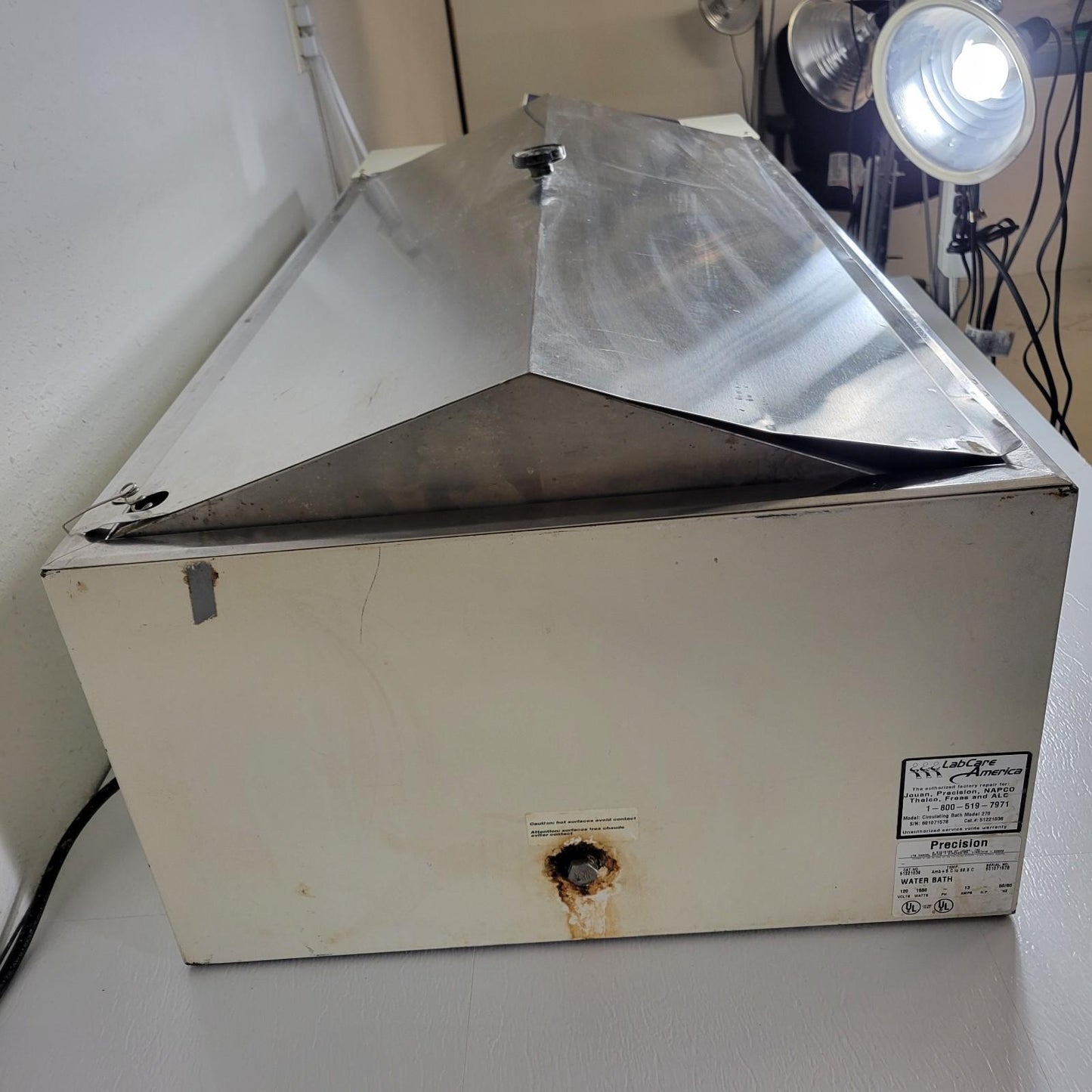 Tested Precision 270 Circulating Water Bath 23 Gallon +5-99°C 120V 13A 1550W